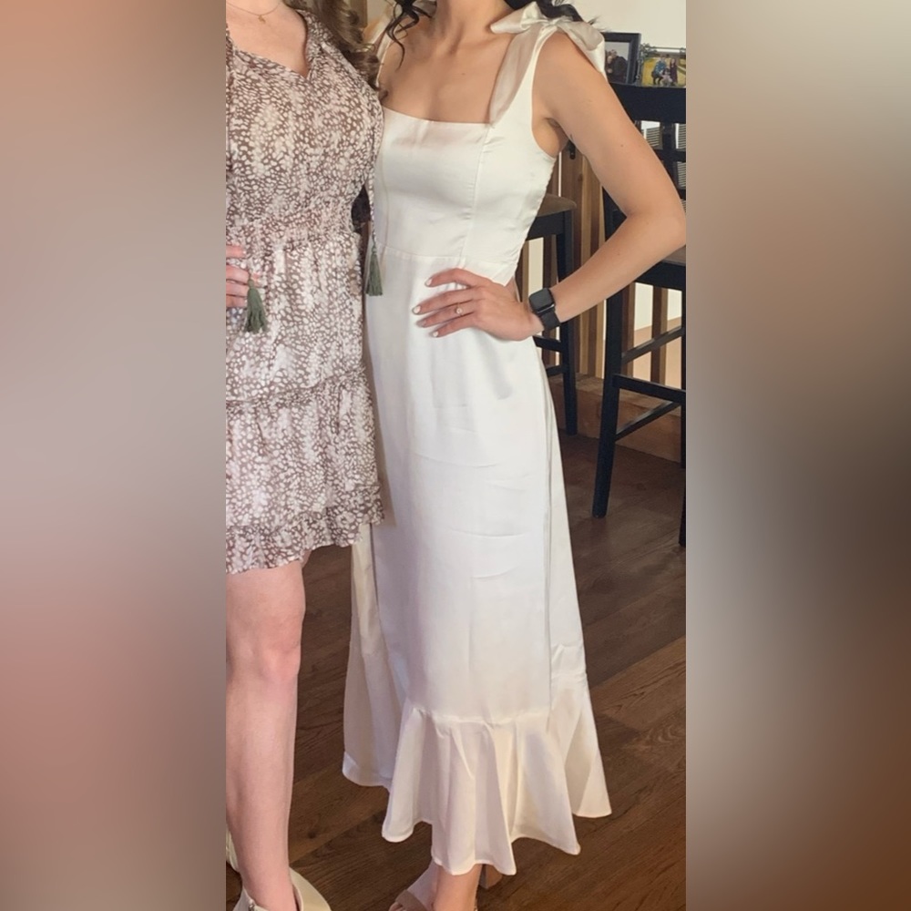 Show Me Your Mumu Garden MIDI Dress White